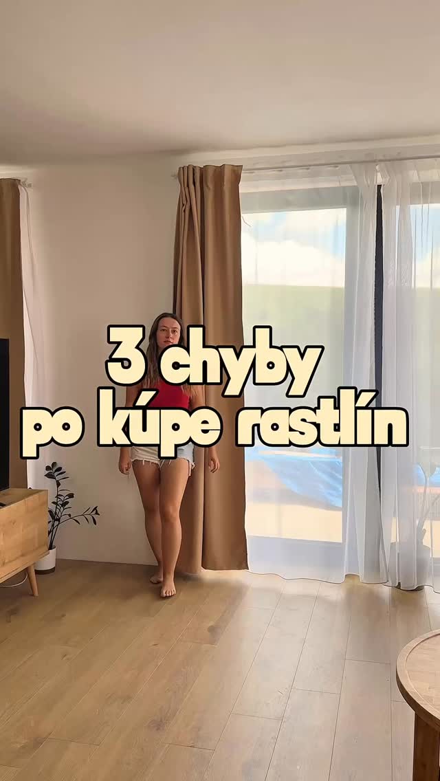Tri najčastejšie chyby, prečo sa rastline po kúpe a presune domov nedarí. 🪴
Ďalším dôvodom môže byť ak je rastlina napadnutá škodcom, preto je dobré skontrolovať poriadne listy ešte v obchode. 

#kuparastlin #pestovanie