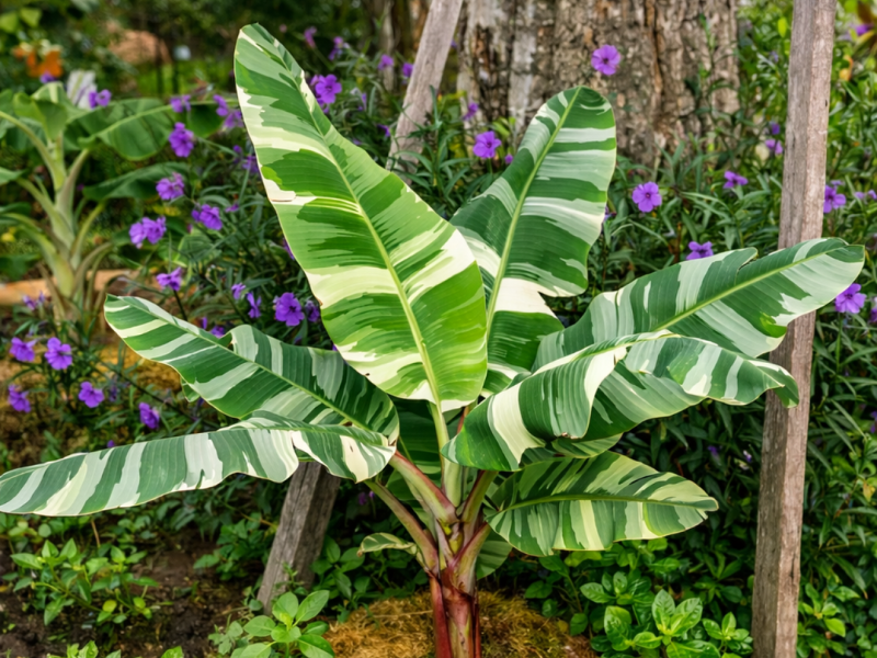 musa florida variegata bananovnik