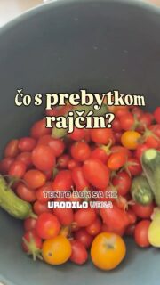 Čo s prebytkom paradajok robíte u vás? 🍅

#suseneparadajky